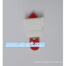St Simplex Snap-in Fibre Keystone Insert Adaptador de fibra óptica